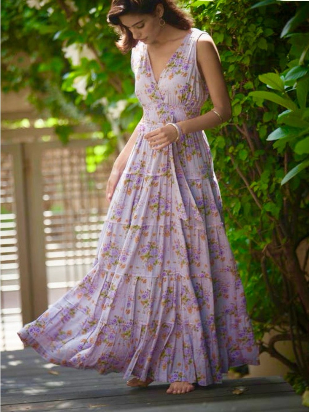NWT!! AnnabellaWomen Purple Floral Summer Dress